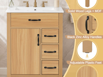 Modern Traditional Bathroom Vanity With Sink