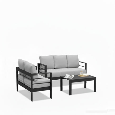 Outdoor Patio Set, All-Weather With Thick Cushions