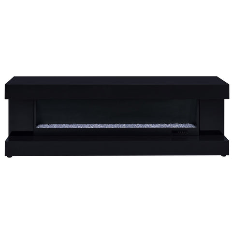 TV Stand Fireplace Console With Bluetooth Speaker