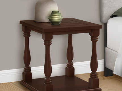 Accent Table, 2 Tier, Square, Traditional - Espresso