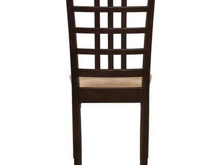 Vanetta - 3 Piece Dining Set With Drop Leaf Table And Chairs - Cappuccino