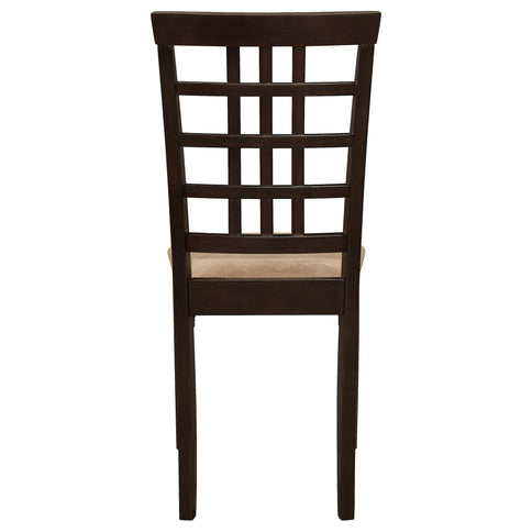 Vanetta - 3 Piece Dining Set With Drop Leaf Table And Chairs - Cappuccino