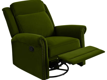 360 Degrees Swivel Recliner Manual Rocking Recliner Home With Adjustable Backrest