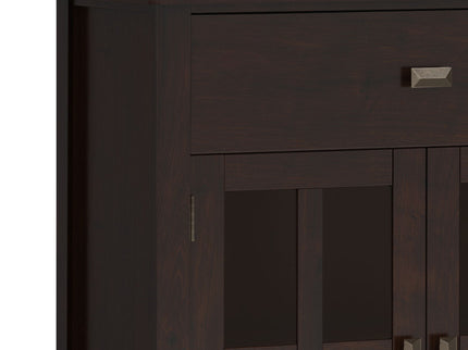 Artisan - Large 4 Door Sideboard Buffet - Dark Chestnut Brown