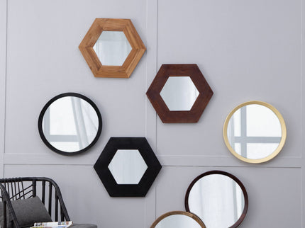 Transitional Decor Style Wall Mirror Decor With Frame For Bathroom