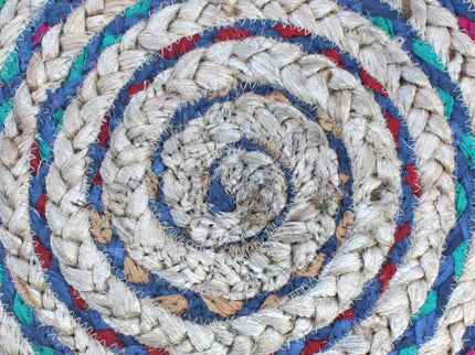 Margo - Handcrafted Round Pouf
