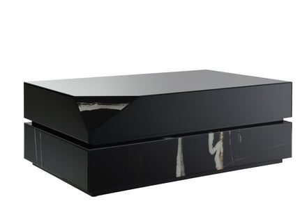 Wenona - Mirrored Coffee Table - Black