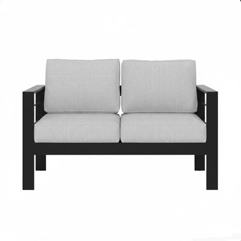 Patio All-Weather Loveseat With Thick Cushions