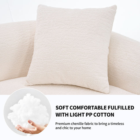 4 Seater Sofa With Fabric, 30D, 60 Hardness Full Sponge, 4 Pillow For Living Room, Home Furniture Sleeper Sectional Sofa For Apartment