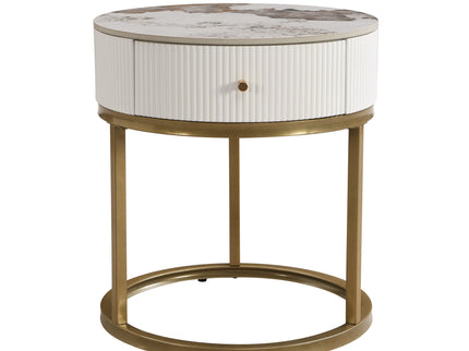 Modern Round Table With Drawers