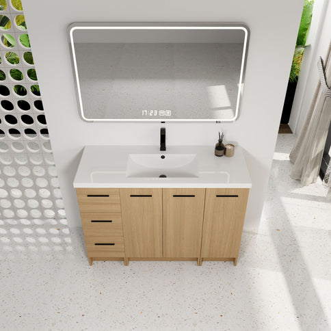 Floating Bathroom Vanity With Sink, Modular Cabinet