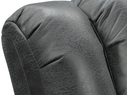 Reclining Sofa - Gray - Faux Leather
