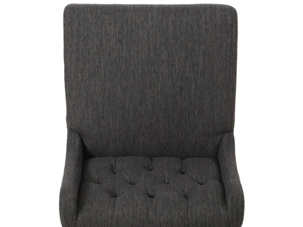 Solstara - Upholstered Dining Barstool With Button Tufted And Wing Back