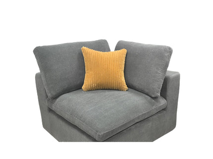 Custom Configuration Modular Sectional & Toss Pillows