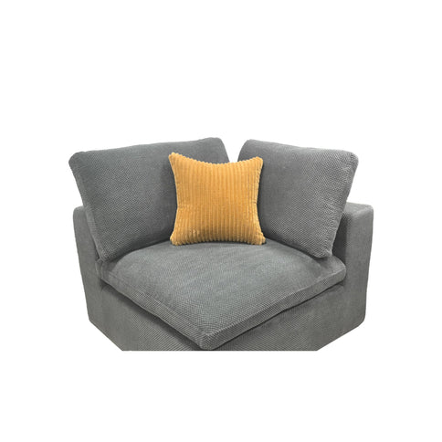 Custom Configuration Modular Sectional & Toss Pillows