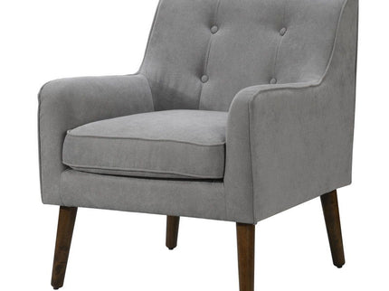 Ryder - Mid Century Modern Woven Fabric Tufted Armchair
