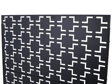 Outdoor & Indoor Metal Privacy Freestanding Decorative Screen