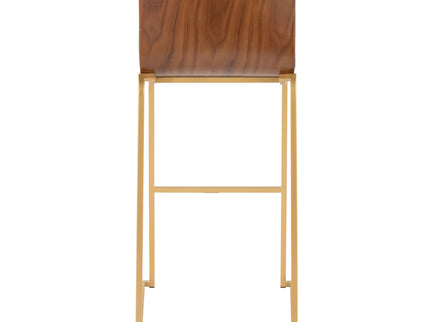 Mason Mara - Contemporary Versatile Desig Fixed Height Barstool (Set of 2)