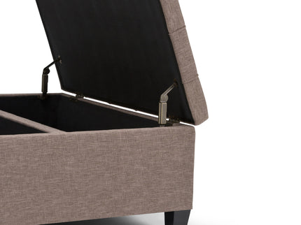 Harrison - Upholstered Coffee Table Storage Ottoman