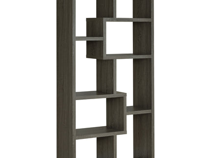 8 Shelf Geometric Bookcase