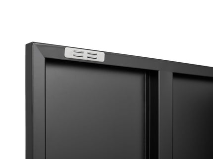 Kitchen Buffet Server Table Accent Sideboard Cupboard Server Buffet Console Table With Doors Cabinet - Black