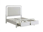 White / King / 2 Drawers