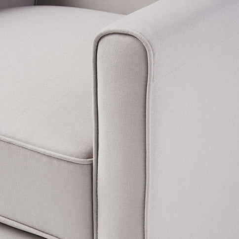 Upholstered Push Back Recliner Chair For Living Room