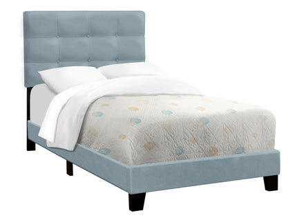Bed, Upholstered, Frame Only, Transitional