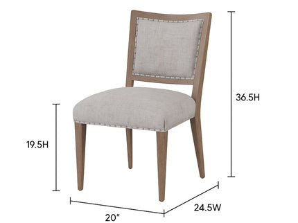 Oversized Side Dining Chair (Set of 2) - Sand