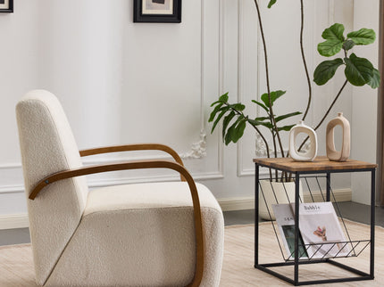 Swivel Accent Rotatable Ergonomic Single Chair For Living Room