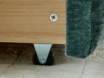 Modern Platform Bed Frame With Thick Fabric
