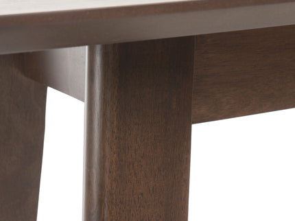 Bar Height Dining Table With Splayed Legs And Elongated Rectangular Top