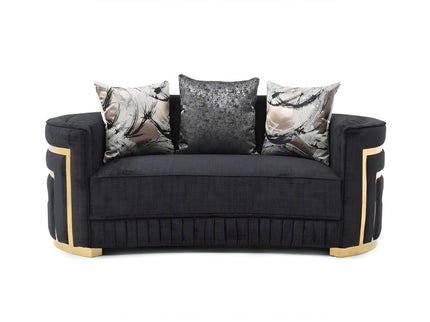 Soledad - Loveseat - Black