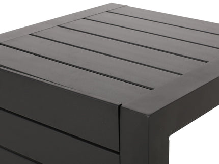 Aluminum Outdoor C - Shaped Side Table For Patio