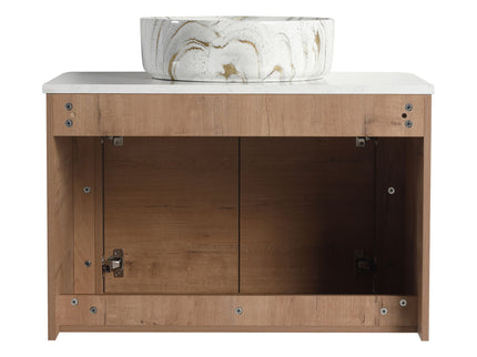 Wall Mounted Bathroom Vanity With Art Sink, 1 Soft Close Door