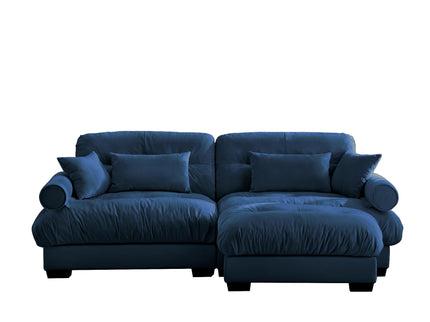 Super Comfort Oversized Modular Sectional Sofa With Movable Ottoman