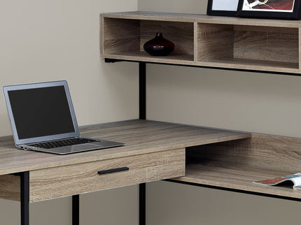 Computer Desk, Home Office, Corner, Storage Drawers, L Shape, Laptop, Contemporary & Modern