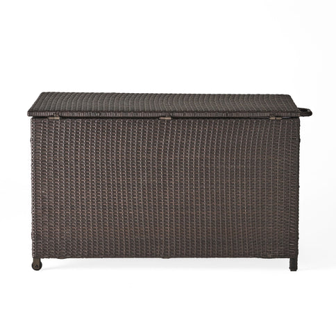 Blake - Wicker Cushion Box - Brown Multi