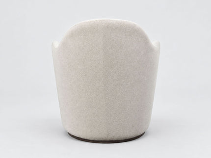 Cocoa - Swivel Barrel Chair With 360° Rotation - Ivory