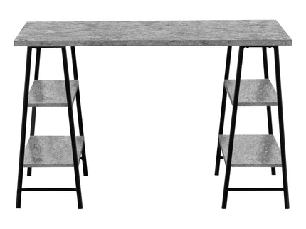 Computer Desk For Home Office, Laptop, Storage Shelves, Contemporary & Modern