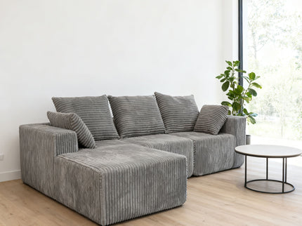 Corner Combination Sofa Sectional Couch With Soft Fabric