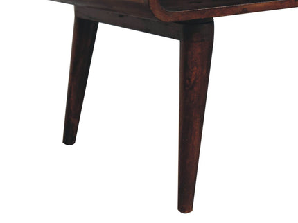 Solid Wood Curved Coffee Table