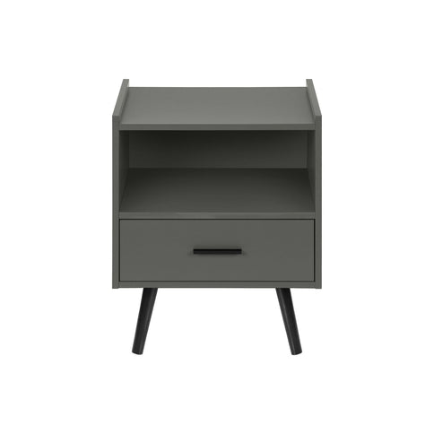 Modern Accent Table With Storage Drawer