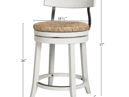 Stool With Natural Seagrass Seat