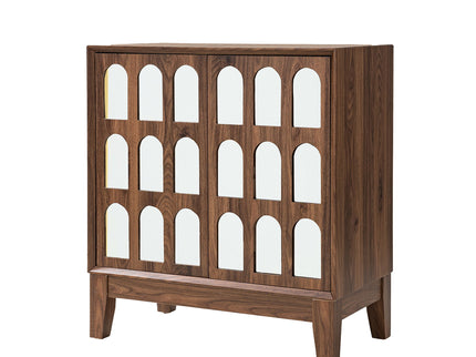 Double Door Cabinet - Walnut
