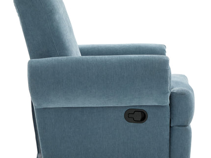 Manual Swivel Recliner Rocker Chair With Adjustable Backrest