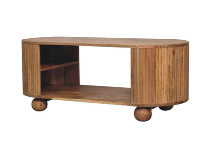Soba - Ball Open Coffee Table - Oak