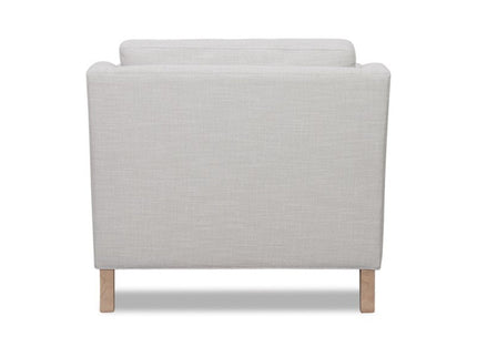 Chair With High Track Arms - Beige