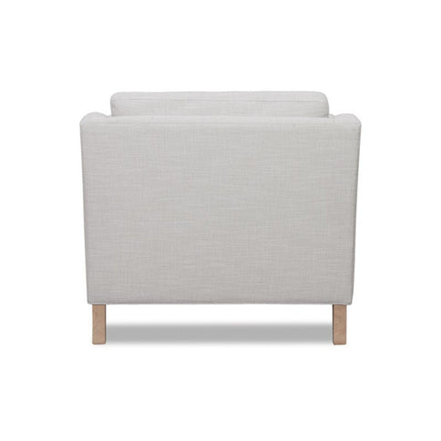Chair With High Track Arms - Beige