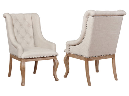 Fremont - Upholstered Dining With Button Tufted (Set of 2) - Brown